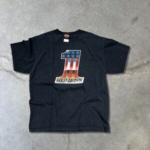 Harley Davidson Men's Black T-shirt